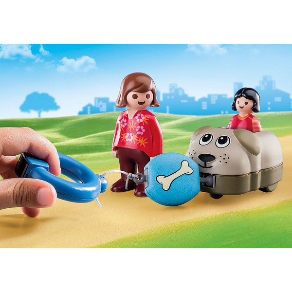 Playmobil 123 - Τρενάκι με βαγόνι-σκυλάκι (70406)