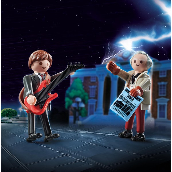 Playmobil - Back to the Future Μάρτι Μακ Φλάι και καθηγητής Έμετ Μπράουν(70459)