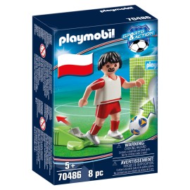 Playmobil - Ποδοσφαιριστής Εθνικής Πολωνίας(70486)