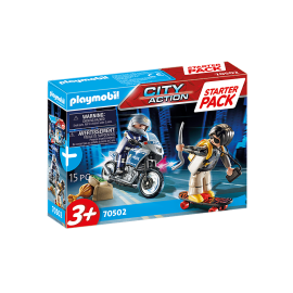 Playmobil - Starter Pack Αστυνομική καταδίωξη (70502)