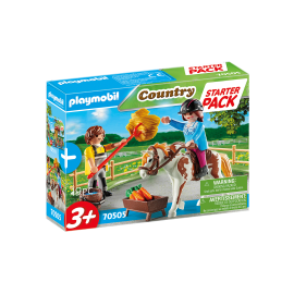 Playmobil - Starter Pack Φροντίζοντας το άλογο (70505)