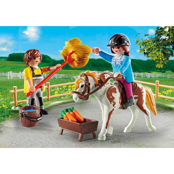 Playmobil - Starter Pack Φροντίζοντας το άλογο (70505)