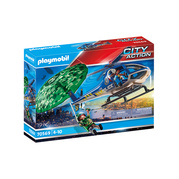 Playmobil - Εναέρια αστυνομική καταδίωξη (70569)