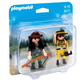 Playmobil - Duo Pack Δασοφύλακας και Κυνηγός (9217)