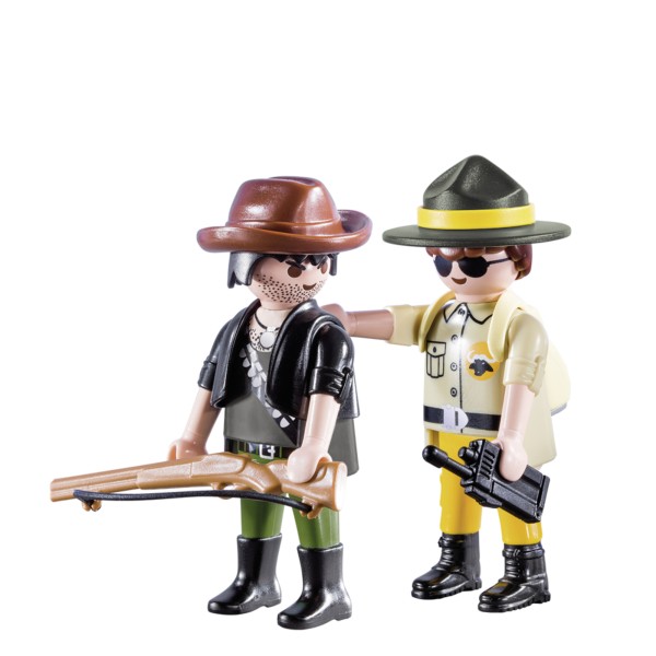 Playmobil - Duo Pack Δασοφύλακας και Κυνηγός (9217)