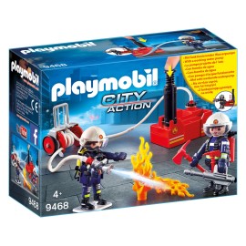 Playmobil - Πυροσβέστες με αντλία νερού(9468)