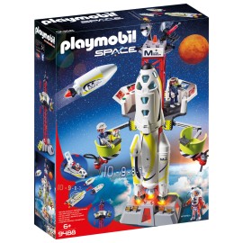 Playmobil - Πύραυλος διαστημικής αποστολής με σταθμό εκτόξευσης(9488)