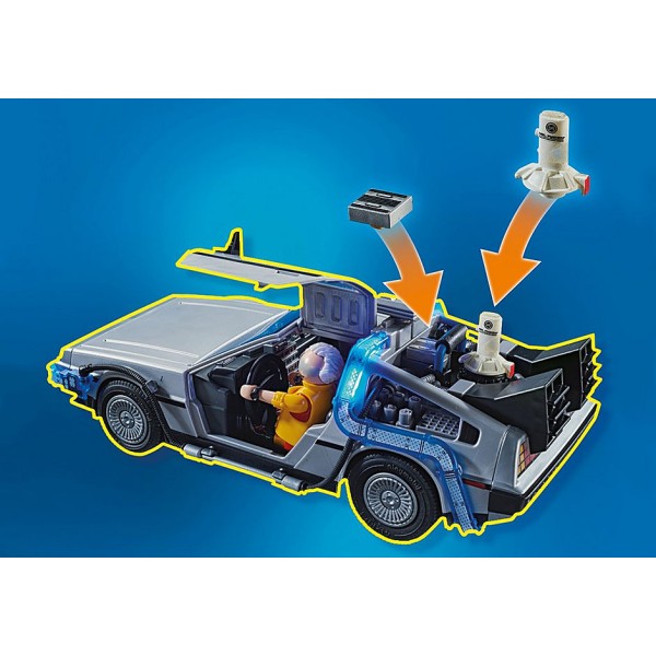 Playmobil - Back to the Future Μέρος 2ο Περιπέτειες με τα Ιπτάμενα Πατίνια (70634)