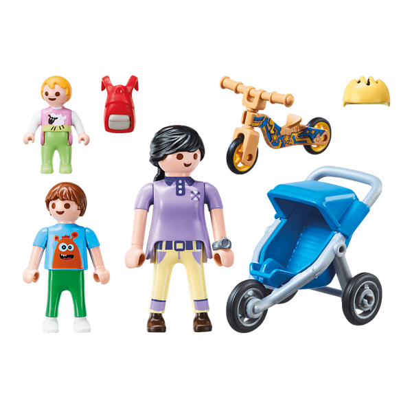 Playmobil - Μαμά και παιδάκια (70284)