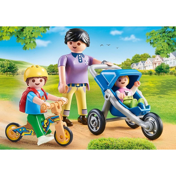 Playmobil - Μαμά και παιδάκια (70284)