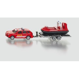 Siku - Αυτοκίνητο Πυροσβεστικής με Τρέιλερ και Βάρκα (2549)