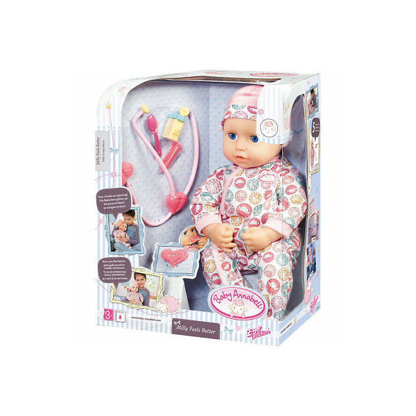 Zapf - Κούκλα με αξεσουάρ Baby Annabell Milly αρρωστούλα (701294)