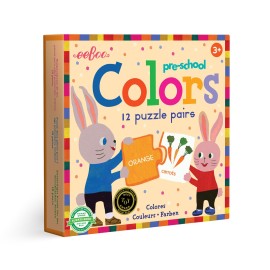 Eeboo - Παζλ Παιδικό Colors 12 Puzzle Pairs (PREPC2)