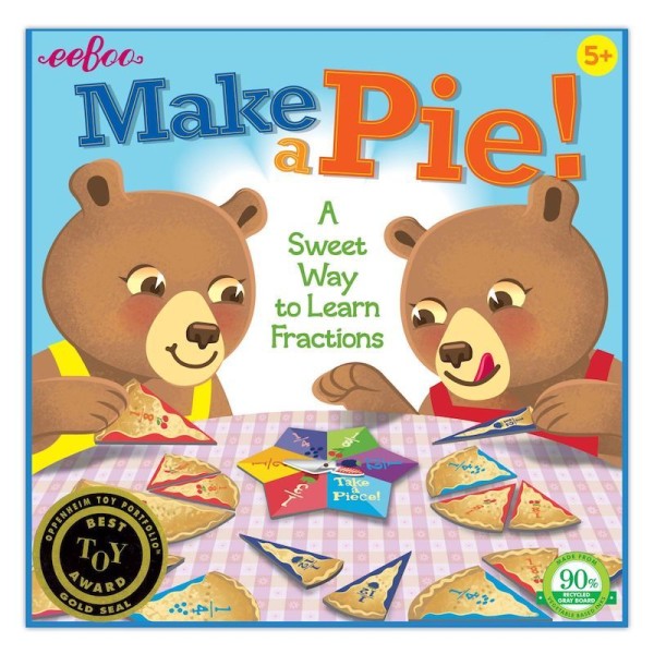 Eeboo - Επιτραπέζιο Παιχνίδι Αριθμητικής Make a Pie (PIEGM2)