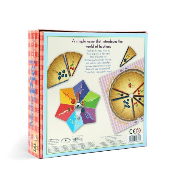 Eeboo - Επιτραπέζιο Παιχνίδι Αριθμητικής Make a Pie (PIEGM2)
