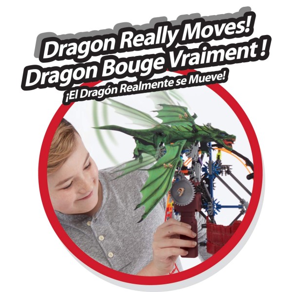 K'NEX - Dragon's Revenge Thrill Roller Coaster Building Set (KN34043)