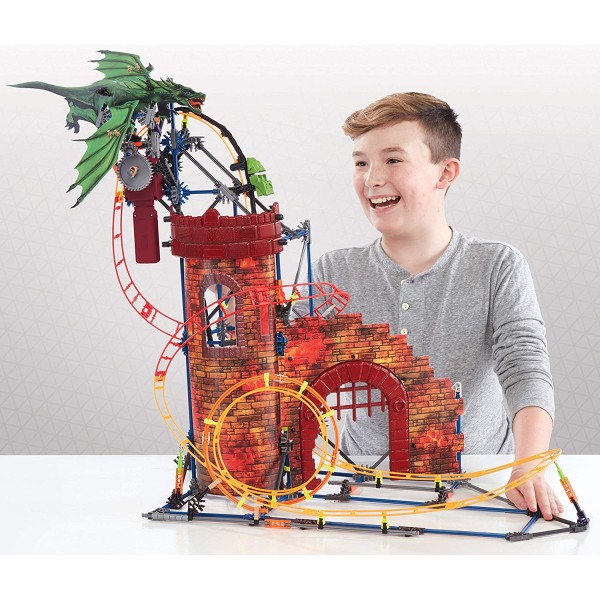 K'NEX - Dragon's Revenge Thrill Roller Coaster Building Set (KN34043)