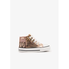 Conquitos - Sneakers patchwork χρυσά  (COSH141086)