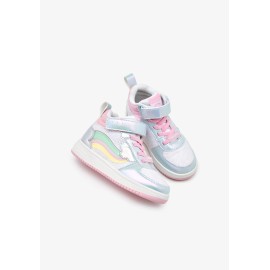 Conquitos - Sneakers ουράνιο τόξο με φωτάκια  (COSH224037)