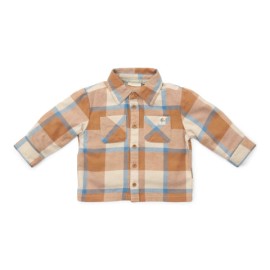 LITTLE DUTCH - Πουκάμισο Ice blue check (LD24091079)