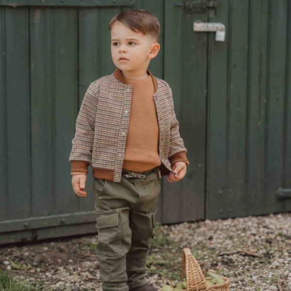 Little Dutch - Παντελονάκι με Τσέπες Dark Green (LD2409307)