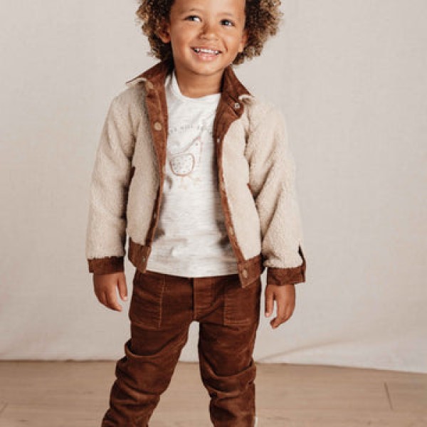 LITTLE DUTCH - Παντελονάκι Walnut brown (LD2409309)