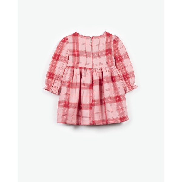 Yell-Oh - Φόρεμα Καρό με Καρδιές Pink και Red (41210240003)