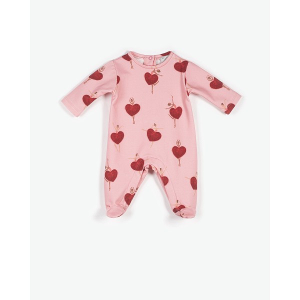 Yell-Oh - Φορμάκι Οργανικό Ballerinas Heart Allover (41210250009)