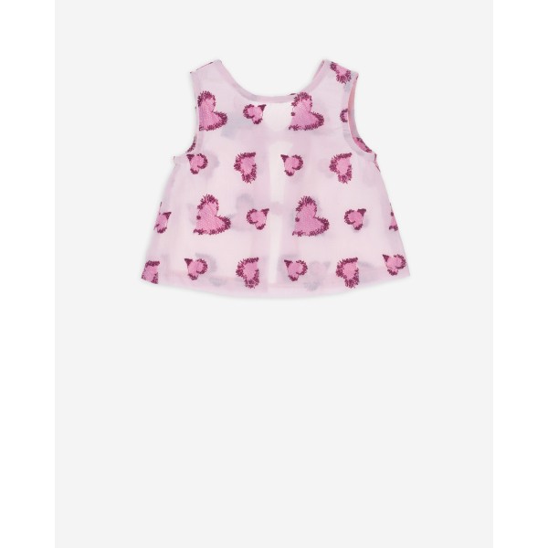 Yell-Oh - Μπλούζα με Δέσιμο στην Πλάτη Hearts (Y41300220019)