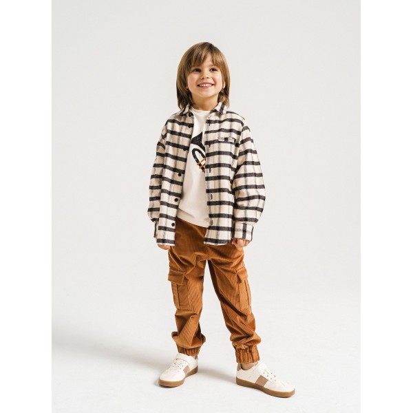 Yell-Oh - Πουκάμισο Overshirt Μαύρο (42211223102)