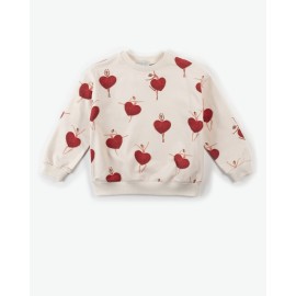 Yell-Oh - Μπλούζα Φούτερ Οργανική Ballerinas Heart Allover (42210222038)