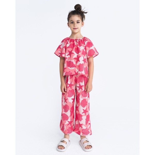 Yell-Oh - Παντελόνα Tencel Κοχύλια (Y42300101013)