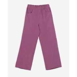 Yell-Oh - Παντελόνα με Ραφή σε Tencel & Λινό Sangria (Y42300201023)