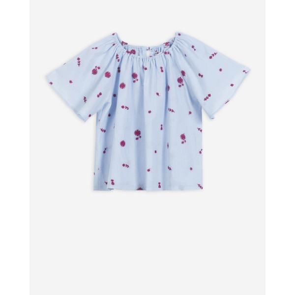 Yell-Oh - Μπλούζα Voile Lace Skyway (Y42300220065)